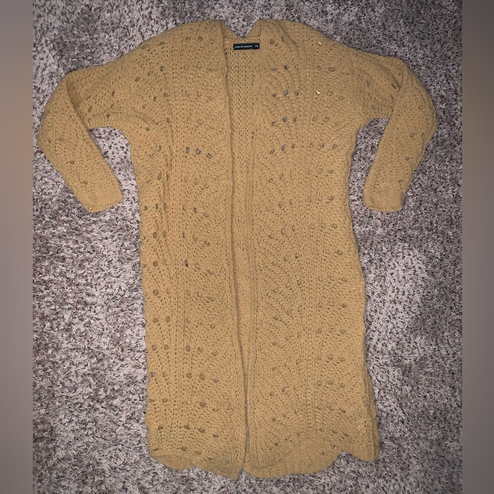 Moon & Madison long cardigan‎ sweater sz XS